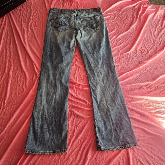 Vintage y2k low rise emo grunge skater flare jeans - Picture 3 of 5